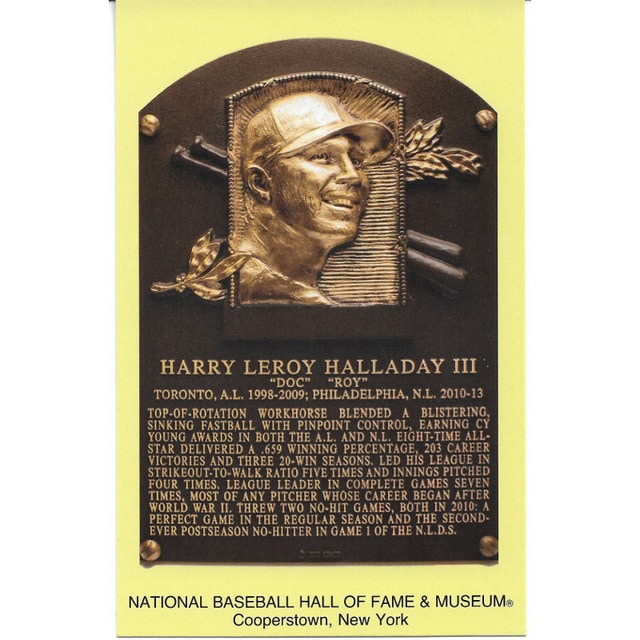 Roy Halladay — Cooperstown, 2019
