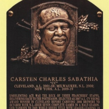 C.C. Sabathia — Cooperstown, 2025